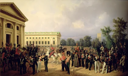 De Russische Garde in Tsarskoye Selo in 1832, 1841